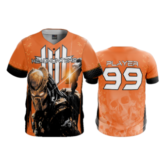 3556 FD ProTek Mens Full Button Down - CL HEADHUNTERS-ORANGE-2
