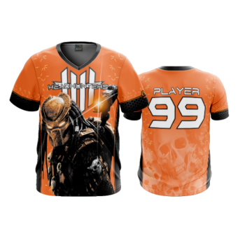 3556 FD Sport V-Neck MENS HEADHUNTERS-ORANGE-2