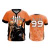 3556 FD MENS 2 BUTTON SCOOP NECK CL HEADHUNTERS-ORANGE-2