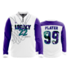 2378 FD Quarter Zip Batting Jacket LS LEGACY22-ADD