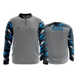 2980 FD Quarter Zip LS - Ribbed Collar - CL