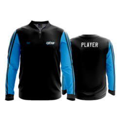 2980 FD Quarter Zip LS - Ribbed Collar - CL