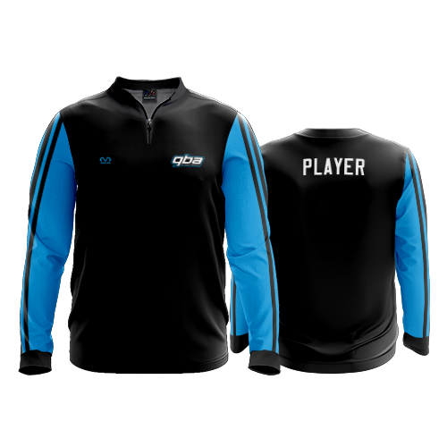 2980 FD Quarter Zip LS - Ribbed Collar - CL
