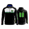 3404 CL GHOST TS QUARTER LONG ZIP HOODY