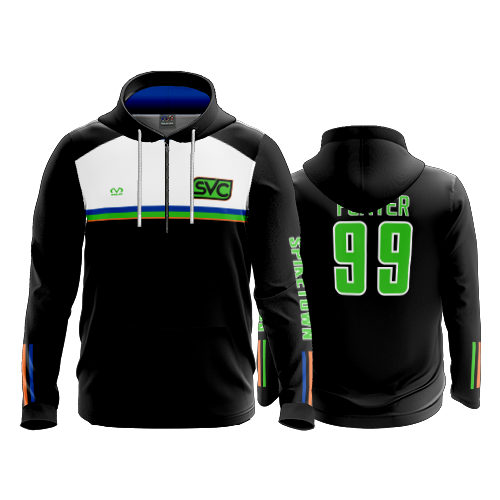 3404 CL GHOST TS QUARTER LONG ZIP HOODY