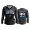 1838 FD Womens V-Neck Longsleeve ADENA-HEATHER