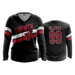 2210 FD Womens V-Neck Longsleeve JACKSON-DISTRESS