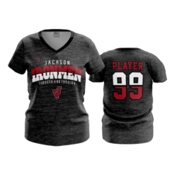 2210 FD Womens V-Neck JACKSON-HEATHER