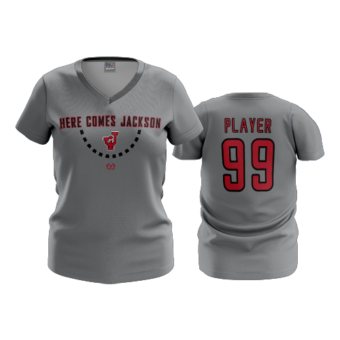 2210 FD Womens V-Neck JACKSON-HERE-COMES