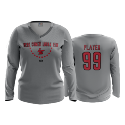 3547 FD Womens V-Neck Longsleeve LOGAN-ELM-HERE-COMES