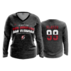 2212 FD Womens V-Neck Longsleeve PIKETON-HEATHER