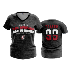 2212 FD Womens V-Neck PIKETON-HEATHER