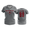3546 FD Womens V-Neck SW-JEEPS-HERE-COMES