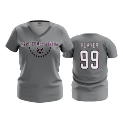 3541 FD Womens V-Neck VINTON-HERE-COMES