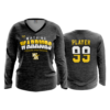 3537 FD Womens V-Neck Longsleeve WATKINS-HEATHER