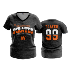 3548 FD Womens V-Neck WHEELERS-HEATHER