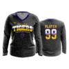 2211 FD Womens V-Neck Longsleeve MCCLAIN-HEATHER