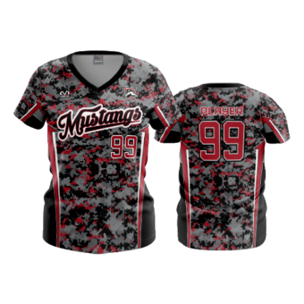 3591 FD Womens V-Neck WESTFALL-MUSTANGS-1