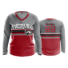 3591 FD Womens V-Neck Longsleeve WESTFALL-MUSTANGS-2