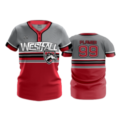 3591 FD WOMENS 2 BUTTON SCOOP NECK CL WESTFALL-MUSTANGS-2
