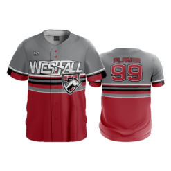 3591 FD ProTek Mens Full Button Down - CL WESTFALL-MUSTANGS-2