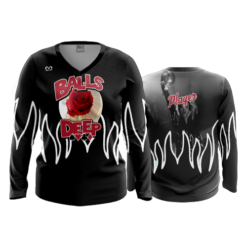 3560 FD Womens V-Neck Longsleeve BALLS-DEEP-2