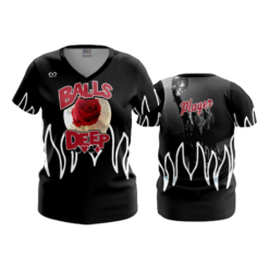 3560 FD Womens V-Neck BALLS-DEEP-2