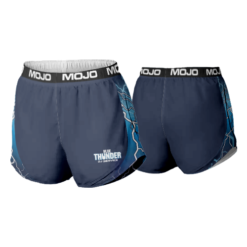 3542 CL WOMENS TRACK SHORTS BLUE-THUNDER-1