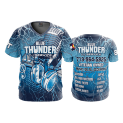 3542 FD Sport V-Neck MENS BLUE-THUNDER-1