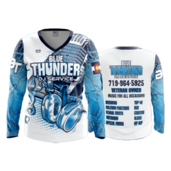 3542 FD Womens V-Neck Longsleeve BLUE-THUNDER-2