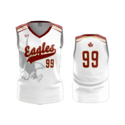 3594 FD Womens V-Neck Sleeveless BW-EAGLES-2