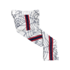 2898 CL WHITE CUSTOM BRAID MENS PANT KIM-SPIDER-PANTS-RED-NAVY-WHITE-2