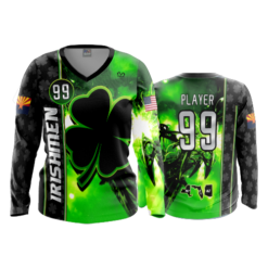 3593 FD Womens V-Neck Longsleeve IRISHMEN