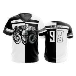 3602 FD Sport V-Neck MENS BLACK-SHEEP-2