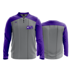 3589 FD Quarter Zip LS - Ribbed Collar - CL