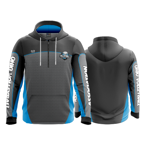 3589 CL GHOST TS QUARTER LONG ZIP HOODY