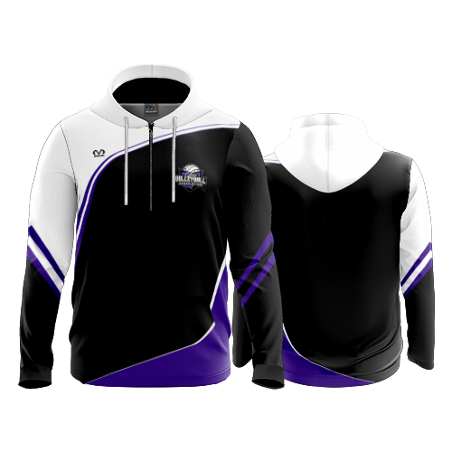 3589 CL GHOST TS QUARTER LONG ZIP HOODY