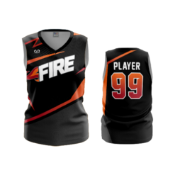 3586 FD Womens V-Neck Sleeveless FIRE
