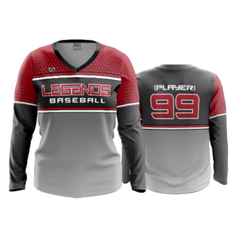 3447 FD Womens V-Neck Longsleeve LEGENDS