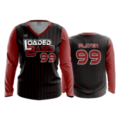 3584 FD Womens V-Neck Longsleeve LOADED-BASES