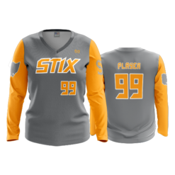 3575 FD Womens V-Neck Longsleeve STIX