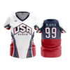 3583 FD Womens V-Neck USA-ARC