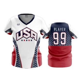 3583 FD Womens V-Neck USA-ARC