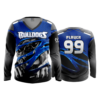 3568 FD Womens V-Neck Longsleeve POPSLO-BULLDOGS