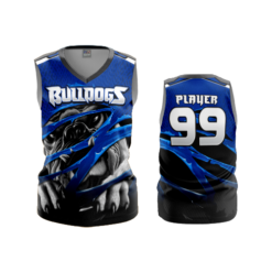 3568 FD Womens V-Neck Sleeveless POPSLO-BULLDOGS