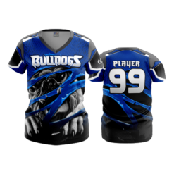 3568 FD Womens V-Neck POPSLO-BULLDOGS