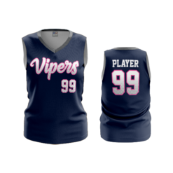 3608 FD Womens V-Neck Sleeveless GC-VIPERS-CAMP-1
