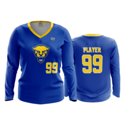 3614 FD Womens V-Neck Longsleeve CLAY-PANTHERS-1