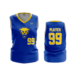 3614 FD Womens V-Neck Sleeveless CLAY-PANTHERS-1