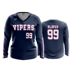 3608 FD Womens V-Neck Longsleeve GC-VIPERS-HOWARD-1